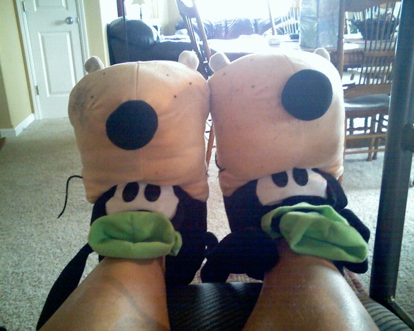 goofy slippers